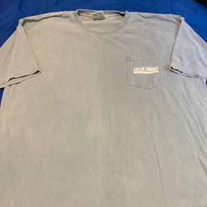 like gray/blue Old Row t-shirt. size XL
